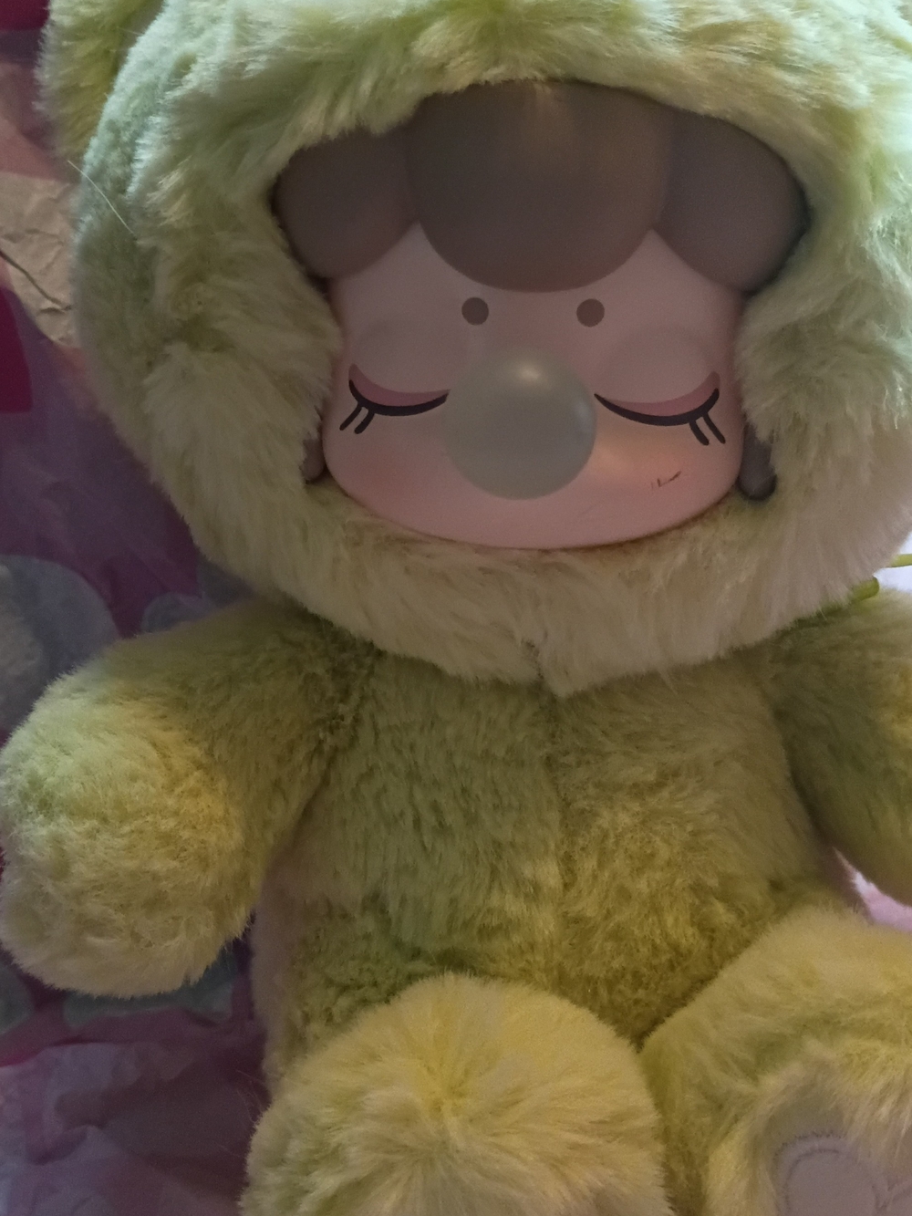 Baby Nanci Plush Green Doll For Collecting